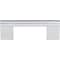Elements 96 mm Center-to-Center Polished Chrome Knox Cabinet Bar Pull 645-96PC - alternate 7